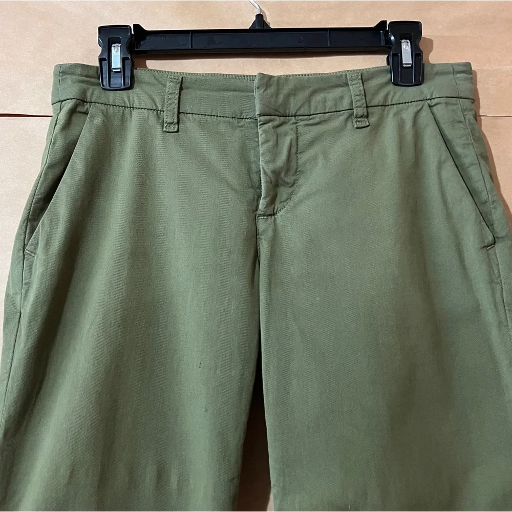 Frank & Eileen | Wicklow Pants The Italian Chino Twill Cotton Olive Green Size 0